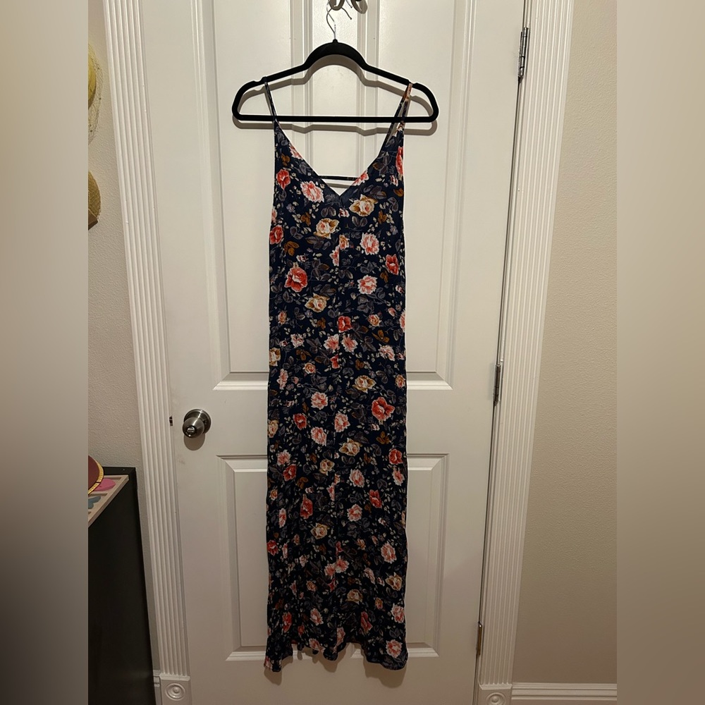 UO Navy Floral Sundress